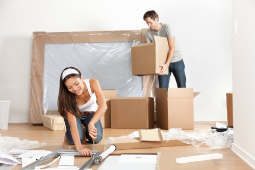 Local moving truck covering Willesden and nearby northwest London areas