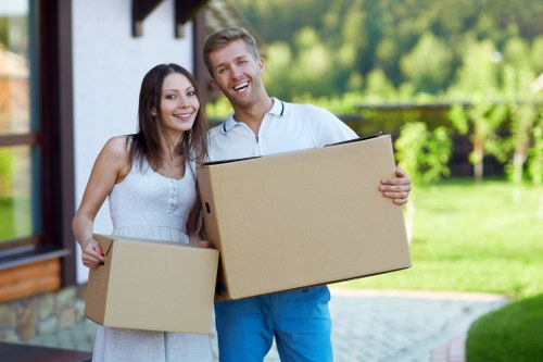 House removals with careful item handling