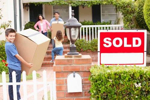 Professional removals crew completing a secure move
